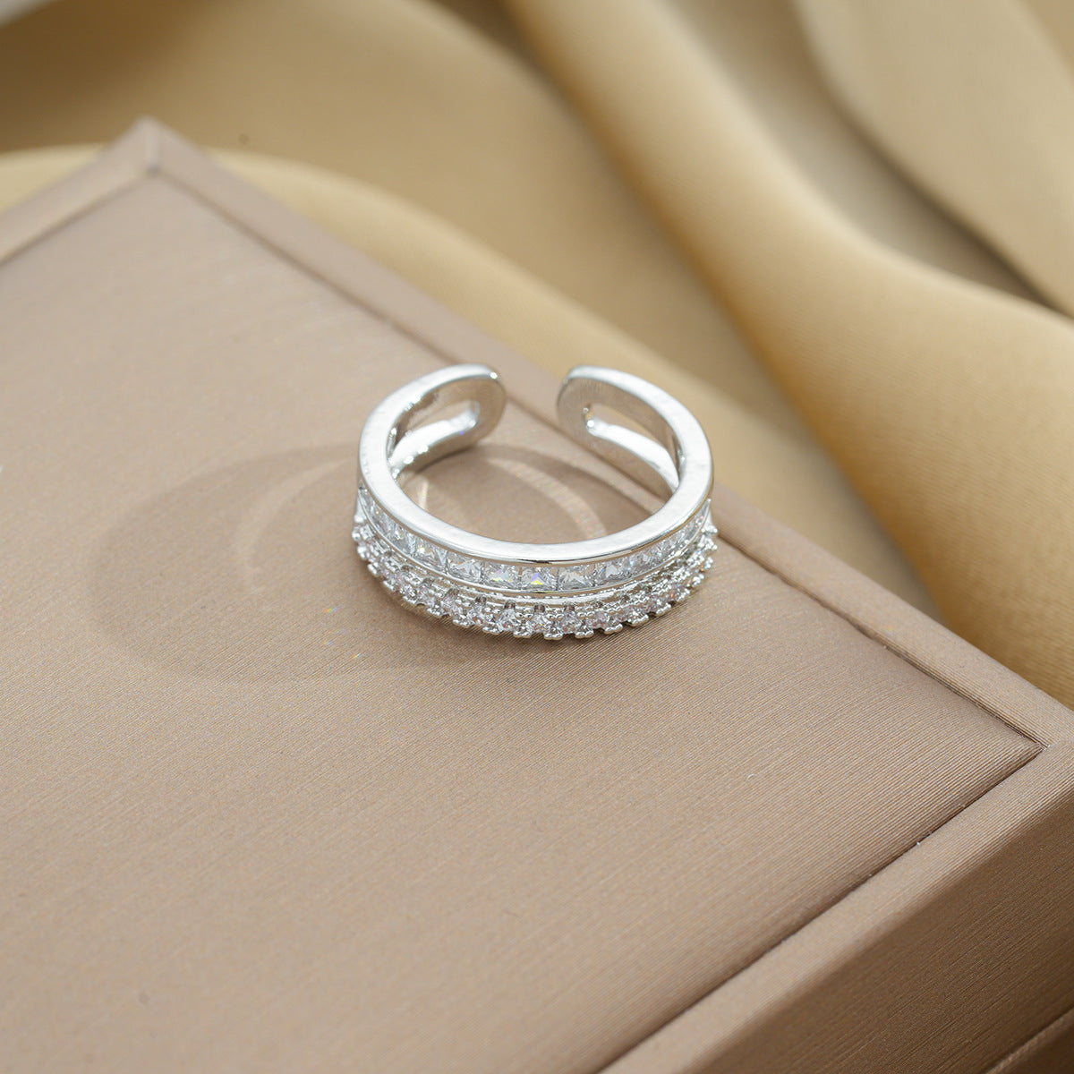European and American Fashion Retro Niche Light Luxury High Sense Personalized Opening Ring Fashion Jewelry Factory Direct Sales