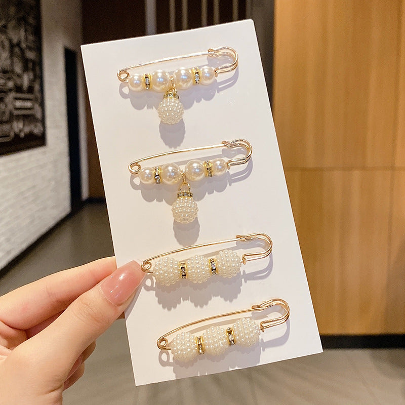 Jeans Waistband Reduced Waist Buckle Brooch Women's Skirt Tightened Waist Artifact Pin Fixed Anti-light Buckle Button