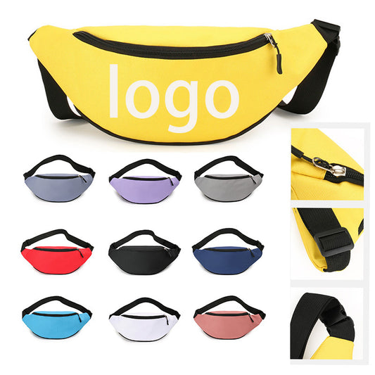 New Simplified Sports Mobile Phone Fanny Pack Men's Simple Korean Shoulder Messenger Bag Women's Solid Color Close-fitting Breast Bag