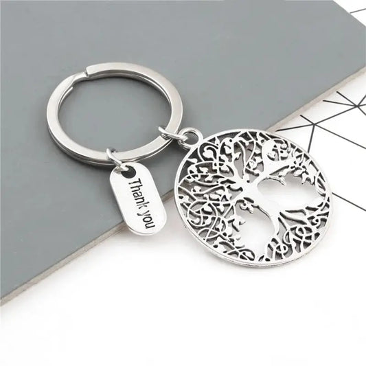 Thank You Tree of Life, Fashion Keychain, Graduation Season Keychain Teachers' Day Thanksgiving Keychain