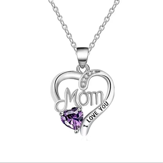 I Love You Necklace MOM Letter European and American Fashion Love Necklace Mother's Day Gift