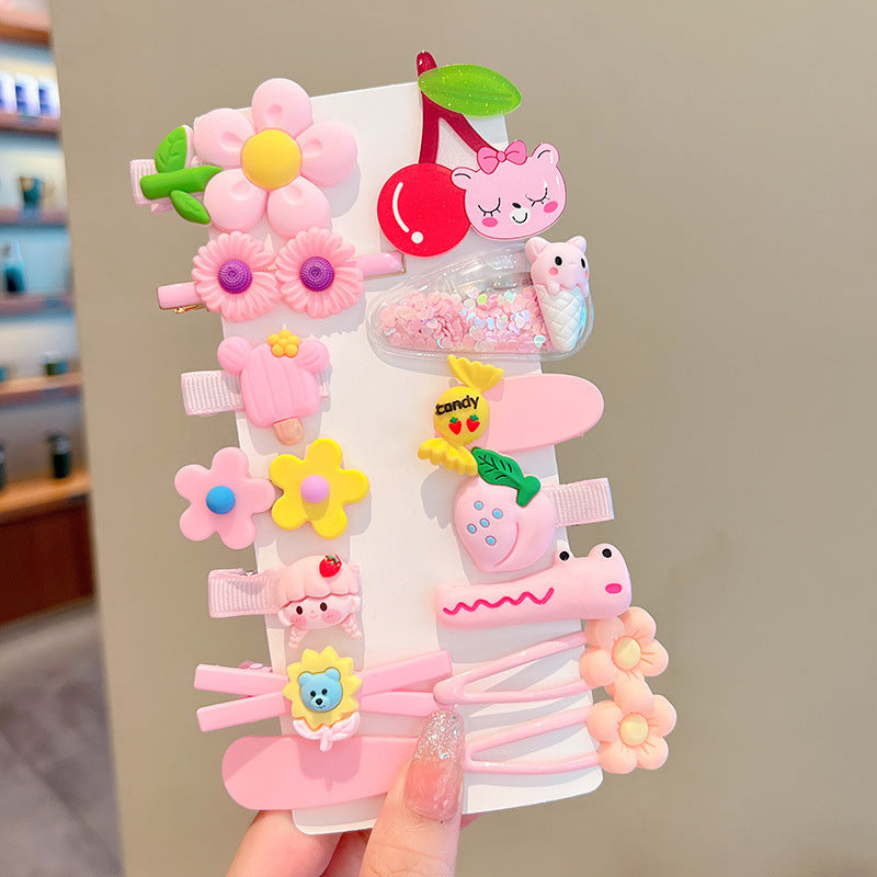 Children's Korean Version Baby Hairpin Cute Cartoon Hairpin