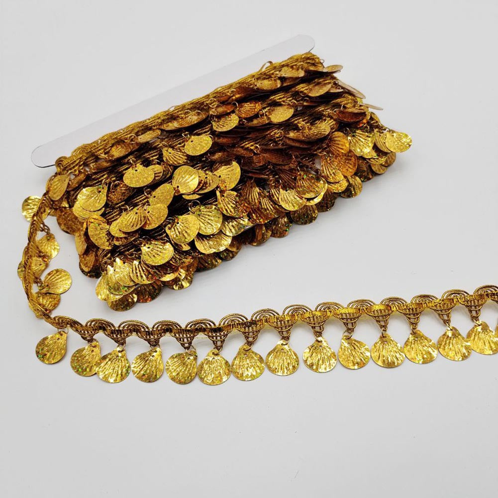 Gold and Silver Laser Slings Lace Dance Clothing Accessories Embroidery Lace Accessories