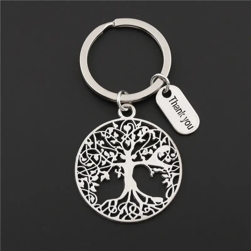 Thank You Tree of Life, Fashion Keychain, Graduation Season Keychain Teachers' Day Thanksgiving Keychain