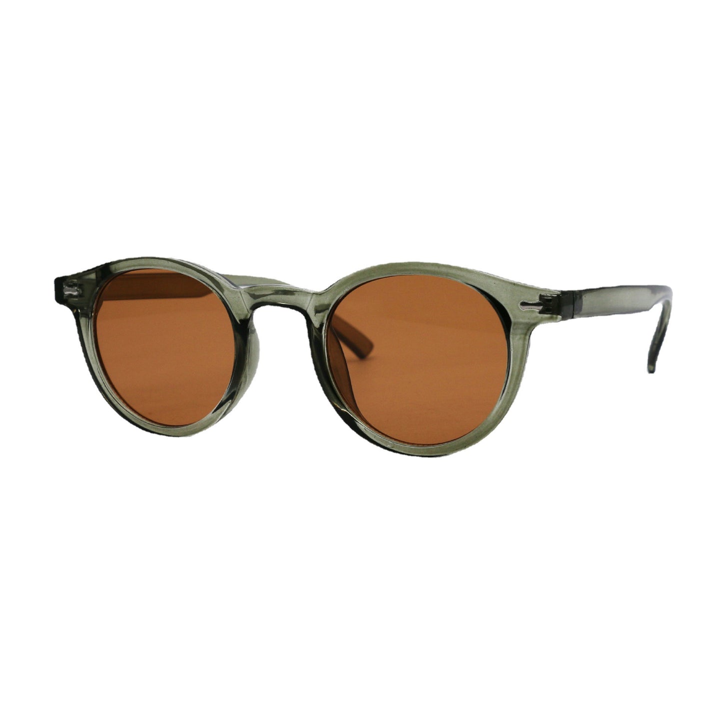 Rice Nail Round Frame Sunglasses 2025 New Retro Ocean Piece Personalized Sunglasses Trendy Male Female Internet Celebrity Sunglasses