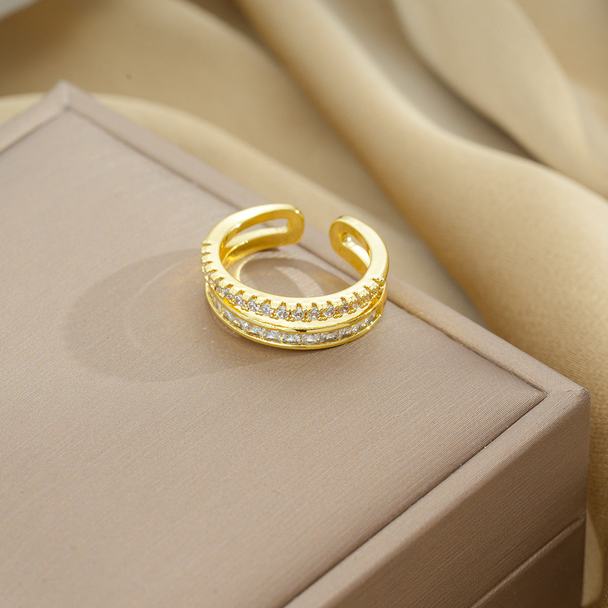 European and American Fashion Retro Niche Light Luxury High Sense Personalized Opening Ring Fashion Jewelry Factory Direct Sales